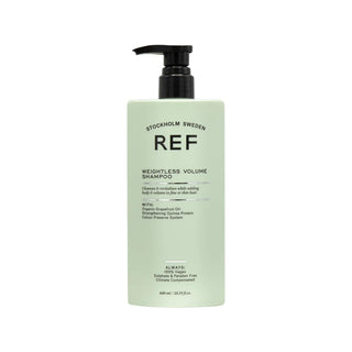 REF Weightless Volume Shampoo - 600ml, Weightless Formula for Added Hair Volume