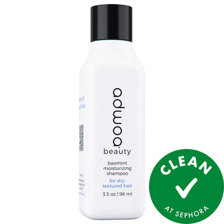 Baomint Moisturizing Shampoo - Gentle, Sulfate-Free, Vegan & Cruelty-Free for Dry, Curly Hair - Nourishes Scalp, Promotes Shine Baomint Moisturizing Shampoo for Dry, Curly Hair moisturizing shampoo, curly hair care, vegan hair products, cruelty-free shampoo, sulfate-free shampoo, dry scalp relief, nourishing hair care, gentle cleansing, aloe leaf juice, baobab oil, peppermint oils, vegan, cruelty-free, hair nourishment, scalp soother, Sephora Clean at Sephora