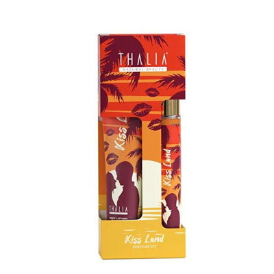 Thalia Kiss Land Set - Women's Luxury Perfume and Body Lotion Gift Set with Long-Lasting Floral and Spicy Scents