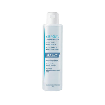 Ducray Keracnyl Tonik - 200ml Toner for Oily & Acne-Prone Skin - Dermatologically Tested Skincare