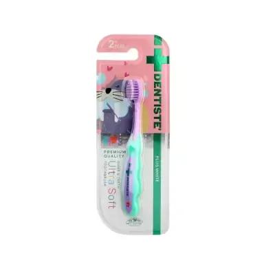Dentiste Kids Ultra Soft Toothbrush: Gentle Sensitive Gum Care for Ages 2+, Ergonomic BPA-Free Design