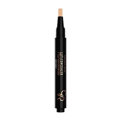 Golden Rose High Definition Concealer Makeup with SPF 15, Vitamin E & Hyaluronic Acid - Flawless Coverage & Sun Protecti