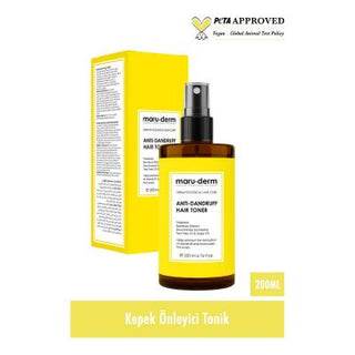 Maruderm Anti-Dandruff Hair Tonic - Vegan Formula for Normal/Oily Hair, 6.76 fl oz Maruderm Anti-Dandruff Hair Tonic - Vegan & Effective anti-dandruff hair tonic, vegan hair care, dandruff treatment, scalp care, normal to oily hair products, hair tonic, vegan cosmetics, scalp health, dandruff solution, hair care routine, cruelty-free products, natural hair care, tea tree oil benefits, sage oil benefits, prebiotic hair care, bamboo extract hair care