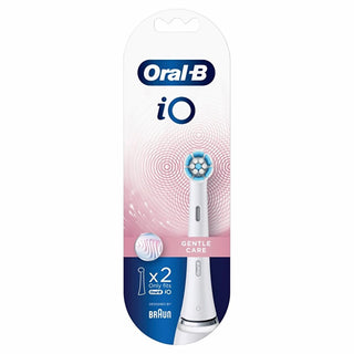 Oral-B Oral-B iO Gentle Care Toothbrush Heads - 2 Pack for Sensitive Teeth and Gums Oral-B iO Gentle Care Toothbrush Heads - Sensitive Teeth Oral-B iO, Toothbrush Heads, Gentle Care, Replacement Brush Heads, Sensitive Teeth and Gums, Oral Hygiene, Electric Toothbrush Accessories, Dental Care, Oral Care, Sensitive Teeth, Gum Care
