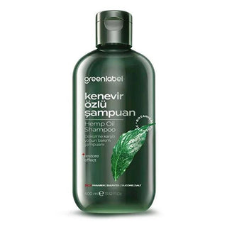 Greenlabel Natural Hemp Oil Shampoo - Sulfate-Free, Paraben-Free, Vegan Hair Care for All Hair Types - 13.53 fl oz Greenlabel Natural Hemp Oil Shampoo - Sulfate & Paraben Free natural shampoo, sulfate-free shampoo, hemp oil shampoo, vegan hair care, paraben-free shampoo, cruelty-free hair products, eco-friendly hair care, hair nourishment, healthy hair growth, gentle hair care, colored hair care, dry hair care, damaged hair care