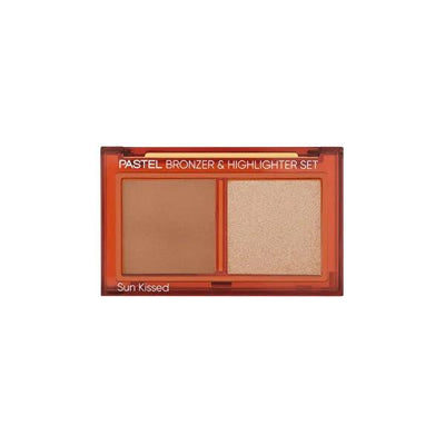 Pastel Profashion Bronzer & Highlighter Makeup Set - Natural Bronze & Soft Glow, Cruelty-Free, Vegan, Halal Certified