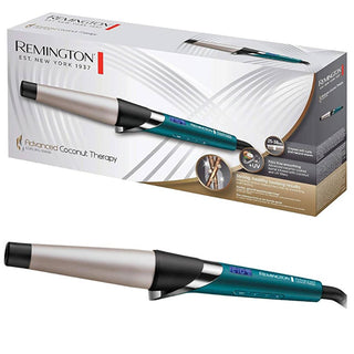 Remington Advanced Coconut Therapy Hair Straightening Brush - Digital Temperature Control, 210°C Remington Coconut Therapy Hair Straightener - Advanced Ceramic & Digital Control hair straightening brush, coconut therapy hair straightener, advanced ceramic hair styling, digital temperature control hair brush, heat styling tool with safety features, hair care, styling tools, Remington, salon quality hair straightening, frizz reduction, hair nourishment
