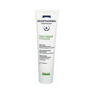 Isis Pharma Teen Derm K Concentrate: Oil Control, Acne & Blemish Reduction | Glycolic & Salicylic Acid Exfoliating Serum