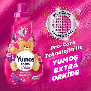yumos-extra-orchid-laundry-softener-1008ml, yumos-extra-orchid-usage Yumoş Extra Orchid Laundry Softener - Pro-Care Technology for Long-lasting Freshness | 1008 ml Yumoş Extra Orchid Laundry Softener 1008 ml laundry-softener, yumos, orchid-fragrance, fabric-care, softness, long-lasting-freshness, home-care, parents, homeowners, ai-generated