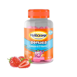 Haliborange Softies Calcium & Vitamin D 60 Chewable Tablets