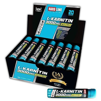 Hardline L-Carnitine Matrix 3000 Mg 20 Ampoules
