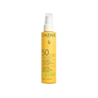 Caudalie Vinosun Protect SPF50 Sunscreen Spray - High Protection Against UV Rays for Outdoor Activities