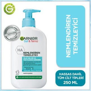 Garnier SkinActive Hydrating Facial Cleanser: Gentle Hyaluronic Acid Face Wash for Daily Pore Minimizing & All Skin Types, 8.45 fl oz Garnier Hydrating Facial Cleanser: Pore Minimizing & Gentle! Garnier facial cleanser, hydrating cleanser, pore minimizing cleanser, hyaluronic acid cleanser, ceramide facial wash, gentle face wash, daily facial cleanser, all skin types cleanser, facial cleanser, face wash, hydrating face wash, hyaluronic acid face wash, ceramide cleanser, gentle cleanser, daily cleanser, all 