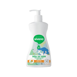 Siveno Natural Liquid Soap with Orange Oil for Hands and Body - 300ml, Eco-Friendly, Gentle on Skin Siveno Natural Liquid Soap - Gentle & Eco-Friendly natural liquid soap, orange oil soap, hand and body soap, chemical-free soap, eco-friendly personal care, gentle on skin, environmentally friendly, natural ingredients, refreshing scent, moisturizing properties, versatile cleansing, easy to dispense, personal care products, natural hygiene, Siveno products