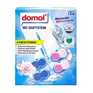 Domol Toilet Bowl Cleaner Block - Blue Water Cleaning, Limescale Prevention & Odor Eliminator - Long-Lasting Fresh Scent & Automatic Hygiene Domol Toilet Bowl Cleaner - Blue Water, Limescale & Odor Control toilet bowl cleaner, toilet cleaner block, toilet freshener, limescale prevention, odor eliminator, blue toilet water, bathroom cleaning, toilet hygiene, toilet bowl scent, automatic toilet cleaner, toilet blocks, blue water toilet cleaner, limescale remover, bathroom freshener, toilet odor control, autom