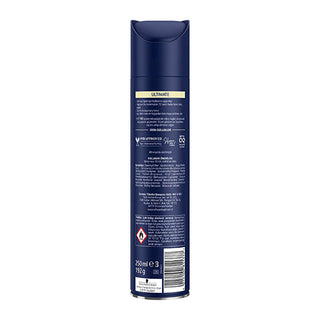 Taft Strong Hold Hair Spray 250ml - 48 Hour Hold, High Shine, Liquid Crystal Effect
