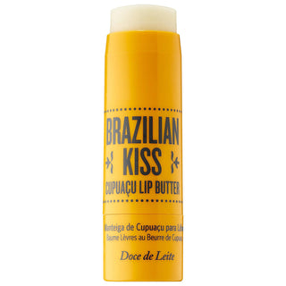 Sol de Janeiro Brazilian Kiss Cupuaçu Lip Butter: Deeply Hydrating & Natural Lip Balm for Dry Lips - Paraben & Phthalate Free Sol de Janeiro Lip Butter: Hydrating Cupuaçu Lip Balm lip butter, cupuaçu lip butter, brazilian lip butter, natural lip balm, moisturizing lip treatment, dry lips solution, paraben free lip balm, phthalate free lip balm, açai lip butter, coconut oil lip balm, lip care, lip treatment, hydration, softness, supple lips, antioxidant protection, healthy lips, caramel scent, brazilian beau