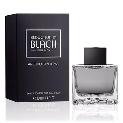 Antonio Banderas Black Eau de Toilette for Men - 3.38 fl oz, Spicy Oriental Fragrance, Long-Lasting Scent