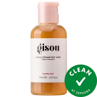 Gisou Mini Honey Infused Hair Wash Shampoo: Natural, Sulfate-Free Hydration for Dry, Frizzy Hair - Cruelty-Free & Color Safe Gisou Honey Infused Shampoo: Natural Hydration for Healthy Hair honey infused shampoo, natural shampoo, sulfate-free shampoo, hydrating shampoo, shampoo for dry hair, color safe shampoo, cruelty-free shampoo, argan oil shampoo, shampoo for frizzy hair, hair wash, natural hair care, dry hair solutions, frizzy hair solutions, color treated hair, sensitive scalp shampoo, moisturizing sha
