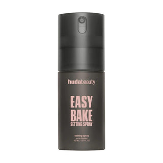 Huda Beauty Easy Bake Setting Spray: 16-Hour Wear, Pore Blurring, Shine Control | Non-Comedogenic, Fragrance & Alcohol-Free Huda Beauty Setting Spray: 16-Hour Wear & Poreless Finish setting spray, long-lasting setting spray, pore blurring setting spray, shine control setting spray, non-comedogenic setting spray, fragrance free setting spray, alcohol free setting spray, makeup setting spray, huda beauty setting spray, easy bake setting spray, makeup, face makeup, cosmetics, beauty, long lasting, pore minimiz
