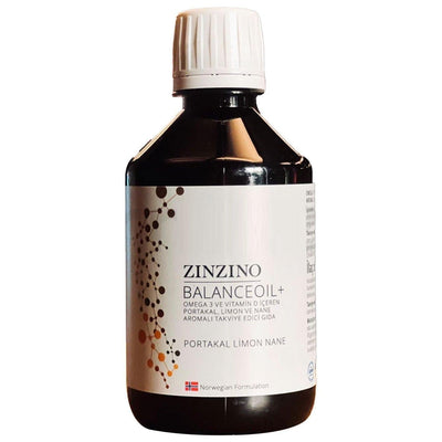 Zinzino Balanceoil+ Omega 3 & Omega 9 & Vitamin D 300ml Dietary Supplement Oil