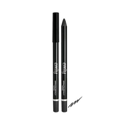 Golden Rose Emily Black Eye Pencil 101: High Pigment, Long Lasting, Smudge-Proof Creamy Eyeliner for All Day Wear