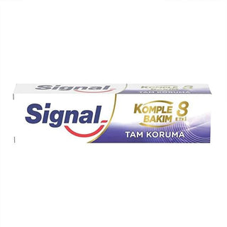 Signal Komple Bakım 8 Etki Diş Macunu - Comprehensive Oral Care for Families, 8-in-1 Benefits, Zinc Mineral, 2.54 fl oz Signal Komple Bakım 8 Etki Diş Macunu - 8-in-1 Oral Care Signal toothpaste, comprehensive oral care, family toothpaste, 8-in-1 oral care, zinc toothpaste, oral care, toothpaste, family oral care, natural whitening, fresh breath, anti-plaque, anti-tartar, gum care, enamel care