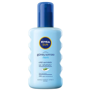 Nivea After Sun Moisturizing Spray with Aloe Vera & Hyaluron - 48-Hour Hydration, Sunburn Relief, Tan Extender, Non-Greasy - 6.76 fl oz Nivea After Sun Spray: Soothe Sunburn & Prolong Tan After sun spray, Aloe vera after sun, Hyaluron after sun, Sunburn relief, Moisturizing after sun, Tan prolonging spray, Non-greasy after sun, Nivea after sun, after sun care, sun protection, skin hydration, aloe vera, hyaluron, moisturizer, spray, body care, skincare, summer essentials, beach, vacation, tanning, sun damage