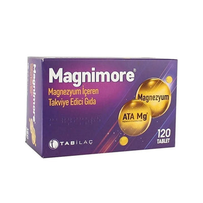 Magnimore Magnesium Supplement Tablets - 57mg ATA-Mg per Serving, Supports Overall Health & Wellness
