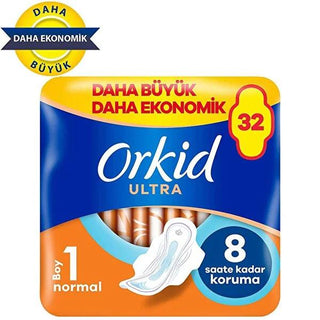 Orkid Ultra Normal Feminine Hygiene Pads: Unbeatable Leak Protection, Ultra Thin Comfort - 32 Count Orkid Ultra Pads: Leak-Proof Feminine Hygiene - Comfort & Protection feminine hygiene pads, menstrual pads, sanitary pads, ultra thin pads, leak protection pads, Orkid pads, period protection, feminine care, overnight pads, absorbent pads, feminine hygiene, menstruation, period, ultra thin, leak protection, Orkid, comfort, protection, feminine, hygiene, pads, women's health, feminine products, personal care, 