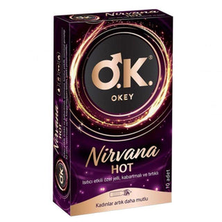 okey nirvana hot condoms 10 pack, warm effect condoms by okey Okey Nirvana Hot Condoms - 10 Pack | Warming Effect Okey Nirvana Hot Condoms - 10 Pack okey, nirvana-hot, condoms, warming-effect, ribbed, couples, adults, intimacy, pleasure, ai-generated