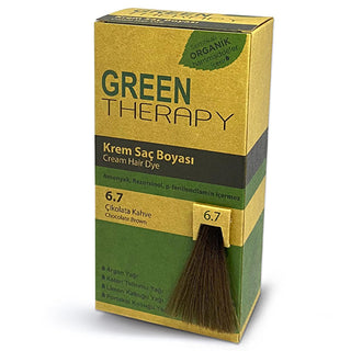 green therapy cream hair color chocolate brown, argan oil enriched hair color cream, before and after hair color transformation Green Therapy Cream Hair Color - Chocolate Brown for Women | 6.7 oz Green Therapy Hair Color - Chocolate Brown green-therapy, hair-color, chocolate-brown, cream-hair-dye, ammonia-free, natural-ingredients, hair-care, women-hair-products, hair-coloring-solution, ai-generated