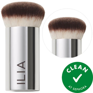ILIA Perfecting Buff Brush - Cruelty-Free Makeup Brush for Flawless Complexion Application ILIA Perfecting Buff Brush - Flawless Makeup Made Easy makeup brush, buff brush, cruelty-free beauty tools, complexion products application, multi-tasking beauty brush, beauty essentials, flawless makeup, makeup tools, cruelty-free makeup, beauty routine simplifier, liquid makeup brush, cream makeup brush, densely packed bristles, easy to clean brush