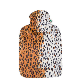 Hugo Frosh Hot Water Bag with Leopard Cover