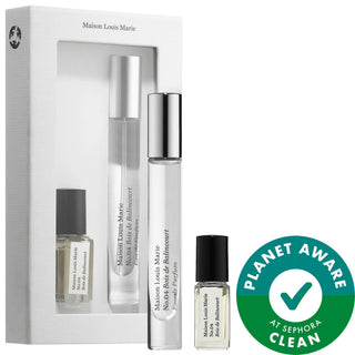 Maison Louis Marie No.04 Bois de Balincourt Perfume & Oil Mini Set - Luxury Earthy & Woody Fragrance Gift Set, Cruelty-Free & Sustainable Luxury Perfume & Oil Set - Earthy & Woody | Maison Louis Marie Perfume & Oil Set, Luxury Fragrance, Earthy & Woody Scent, Cruelty-Free Perfume, Sustainable Beauty Products, Gift Sets, Fragrance, Maison Louis Marie, Clean Beauty, Eco-Friendly, Botanical Scents, Sandalwood, Vetiver, Amber Wood