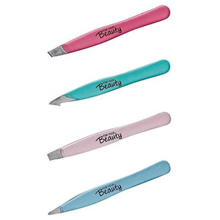 For Your Beauty 4-Piece Mini Tweezers Set with Varied Tips - Multi-Colored Hair Removal Tools for Precise Grooming For Your Beauty 4-Piece Mini Tweezers Set - Precise Grooming multi-colored tweezers set, various tip tweezers, hair removal tools, eyebrow shaping tweezers, portable grooming kit, precise grooming, beauty tools, personal care, grooming essentials, beauty accessories