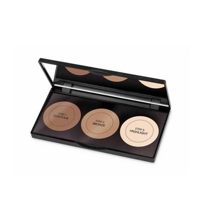 Golden Rose Contour Powder Kit: Shape, Define & Highlight - Face Contouring Palette for Sculpting, Bronzing & Illuminati