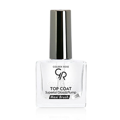 Golden Rose Gel Look Top Coat: Achieve High Shine & Long Lasting, Durable Gel Effect Nail Polish for Salon Quality Manic