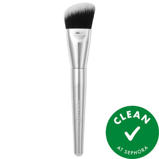 Real Techniques - Cruelty-Free Foundation Brush for Flawless, Airbrushed Finish Cruelty-Free Foundation Brush - Real Techniques cruelty-free foundation brush, makeup brush, synthetic bristle brush, liquid foundation brush, airbrushed finish makeup, beauty tools, makeup essentials, cruelty-free beauty, foundation application, makeup brushes, beauty enthusiasts, natural finish, buildable coverage, liquid foundation, ergonomic handle, aluminum handle, synthetic bristles