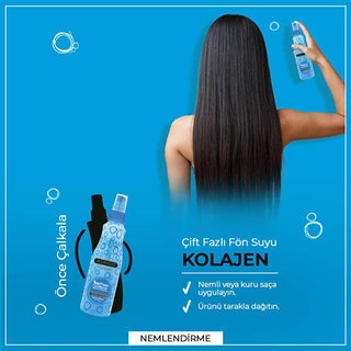 Morfose Collagen Double Phase Hair Serum - 7.44 fl oz, Heat Protectant & Softening Hair Care Morfose Collagen Hair Serum - Heat Protectant & Softening collagen hair care, double-phase hair serum, hair protection, heat protectant spray, daily hair care product, hair softening serum, hair strengthening treatment, Morfose hair products, hair serum with collagen, hair care routine essentials