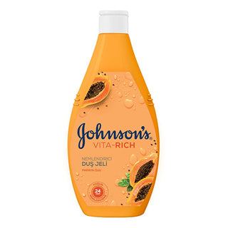 johnsons vita-rich papaya moisturizing body wash 13.5 fl oz, johnsons papaya body wash bottle, johnsons vita-rich papaya body wash in use Johnson's Vita-Rich Papaya Moisturizing Body Wash - Nourishing Cleanser for All Skin Types | 13.5 fl oz Johnson's Vita-Rich Papaya Moisturizing Body Wash johnsons, vita-rich, papaya-body-wash, moisturizing-body-wash, hydrating-cleanser, personal-care, skin-care, shower-gel, body-cleanser, ai-generated