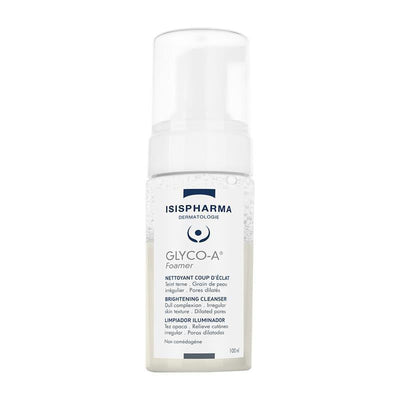 Isis Pharma Glyco-A Foamer Brightening Facial Cleanser for All Skin Types - 3.38 fl oz