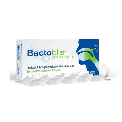 Bactoblis Oral Probiyotik 30 Tablet - Oral Probiotic Supplement for Digestive Health