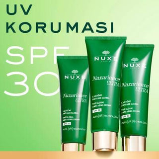 Nuxe Nuxuriance Ultra SPF30: Anti-Aging Day Cream with Sun Protection | Reduce Wrinkles & Prevent Sun Damage Nuxe Nuxuriance Ultra SPF30: Anti-Aging Day Cream with SPF Nuxe Nuxuriance Ultra SPF30, anti-aging day cream, facial cream with SPF, sun protection face cream, Nuxe skincare, SPF30 day cream, anti-wrinkle SPF cream, facial cream, day cream, SPF cream, anti-aging, sun protection, wrinkle reduction, fine lines, skin firmness, skin elasticity, daytime use, daily skin protection, skincare, beauty, SPF30,