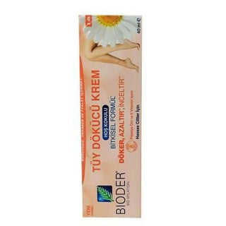 Bioder Hair Removal Cream for Sensitive Skin - 1.35 fl oz, Gentle & Effective Depilatory Cream Bioder Hair Removal Cream - Gentle & Effective hair removal cream, sensitive skin hair removal, plant-based hair removal, hair reducing cream, depilatory cream, painless hair removal, gentle hair removal, moisturizing hair removal cream, effective hair removal, smooth skin, hair-free skin, beauty, personal care