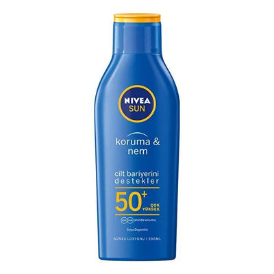 Nivea Sunscreen Lotion SPF 50+ - Moisturizing, Water-Resistant, Ocean-Friendly Sunscreen for Outdoor Protection