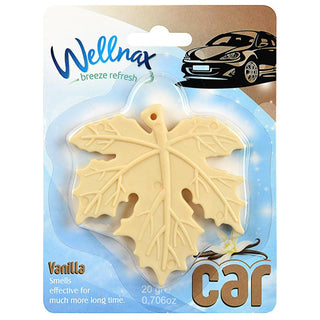 Wellnax Vanilla Leaf Car Air Freshener: Long Lasting Silicone Auto Scent for Odor Elimination Wellnax Vanilla Car Air Freshener - Long Lasting Scent car air freshener, vanilla car scent, silicone air freshener, long lasting car fragrance, leaf shaped air freshener, auto air freshener, car odor eliminator, air freshener, vanilla scent, silicone, leaf shaped, odor eliminator, car accessories, auto accessories, fragrance, pleasant scent, car fragrance, new car smell, car owners, gifts for car owners, car scent