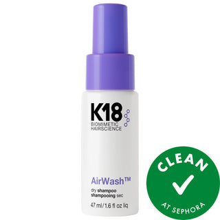 K18 AirWash™ Dry Shampoo: Oil Absorption, Odor Elimination & Volumizing - Non-Aerosol, Cruelty-Free, Extends Washes Up To 3 Days K18 AirWash™ Dry Shampoo: Oil Control & Volume - Non-Aerosol dry shampoo, non-aerosol dry shampoo, oily scalp treatment, volumizing dry shampoo, odor eliminating dry shampoo, cruelty-free dry shampoo, scalp health dry shampoo, best dry shampoo for oily hair, dry shampoo for oily hair, hair care, hair styling, scalp treatment, volumizing hair product, odor control, cruelty-free, no