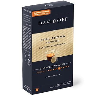 Davidoff Fine Aroma Espresso Coffee Capsules - Rich Flavor, Convenient Espresso Experience Davidoff Espresso Capsules - Rich Flavor Coffee coffee capsules, espresso coffee, Davidoff coffee, fine aroma coffee, espresso capsules, coffee lovers, convenient coffee, high-quality espresso, coffee connoisseurs, gourmet coffee
