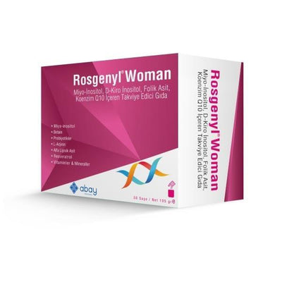 Rosgenyl Women's Dietary Supplement - 30 Sachets | Inositol, Folic Acid, CoQ10